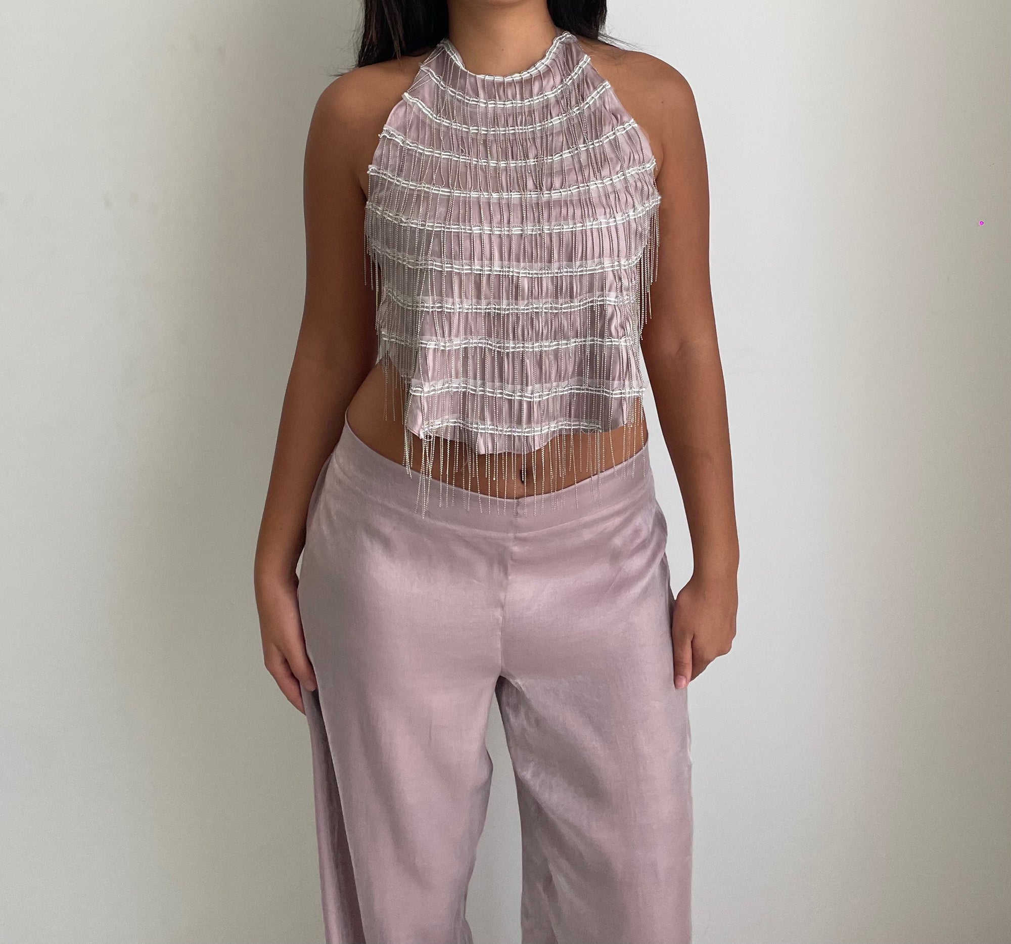 The Silver Armor Set in Lavender